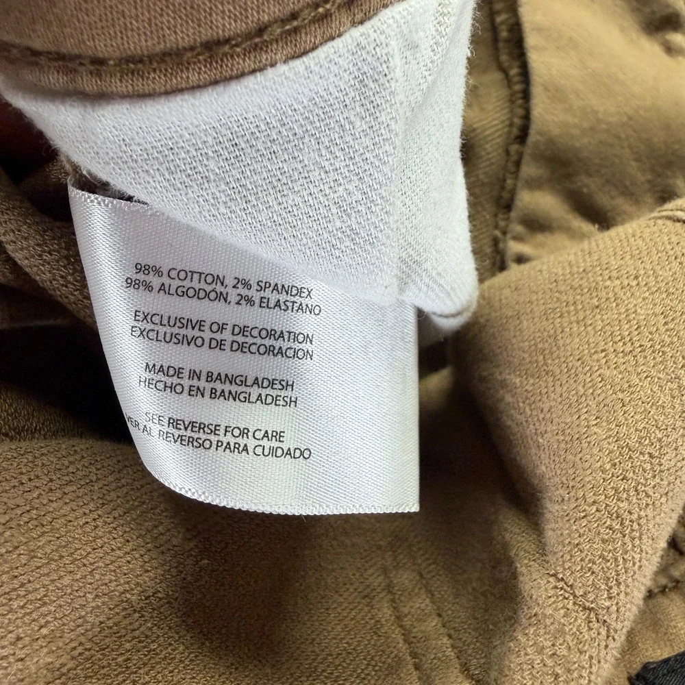 Banana Republic Pant Mens 42x28 Brown Cotton Chino Straight Leg Business Stretch